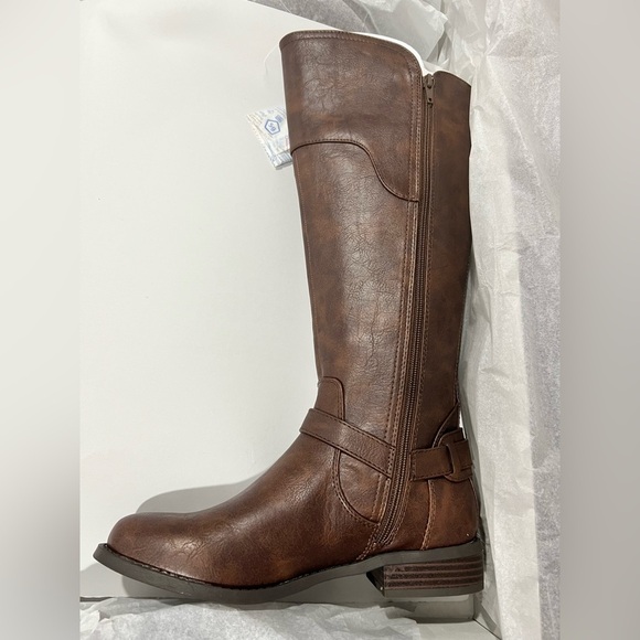 G by Guess Shoes - G by Guess Harson 8.5‎ 8 1/2 dark brown tall zip boots NEW NIB  women’s